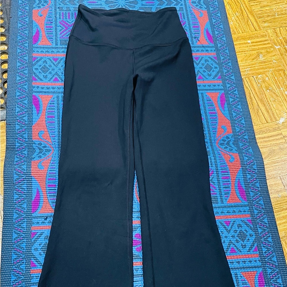 Black Lululemon Flared Pants